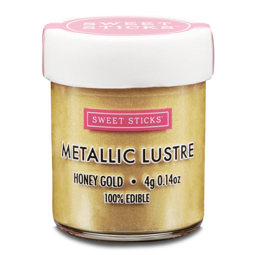 Sweet Sticks Metallic Lustre, Decorative Paint, Baking Cakes and Cookies, Honey Gold, Cookie Cutter Store