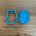Hula Skirt Cookie Cutter and Fondant Stamp, cookie cutter store