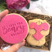 "I Love You Beary Much" Emboss Stamp suits cookies