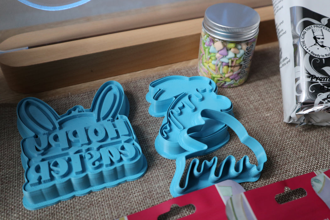 Bundle Pack 1 includes cookie cutters, PYO packs, sprinkles and fondant - Easter Theme Cookie Decorating Pack from Cookie Cutter Store