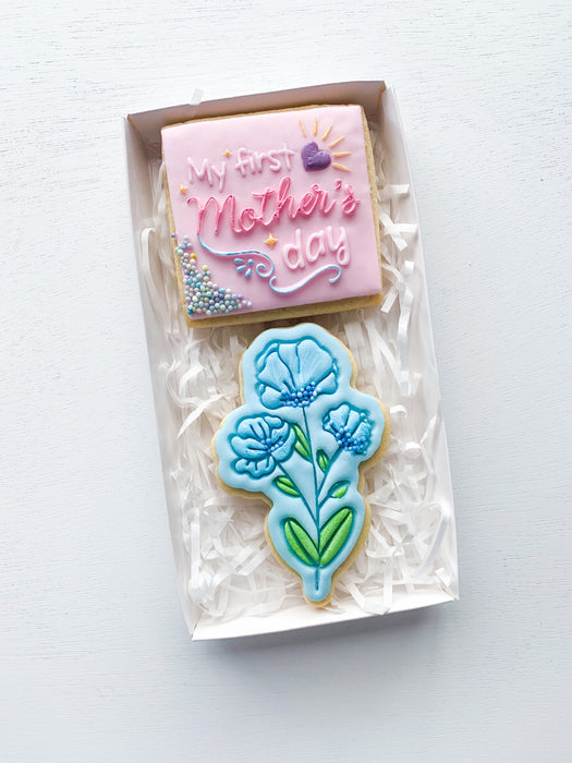 Mother's Day Flowers #1 Cookie Cutter & Stamp