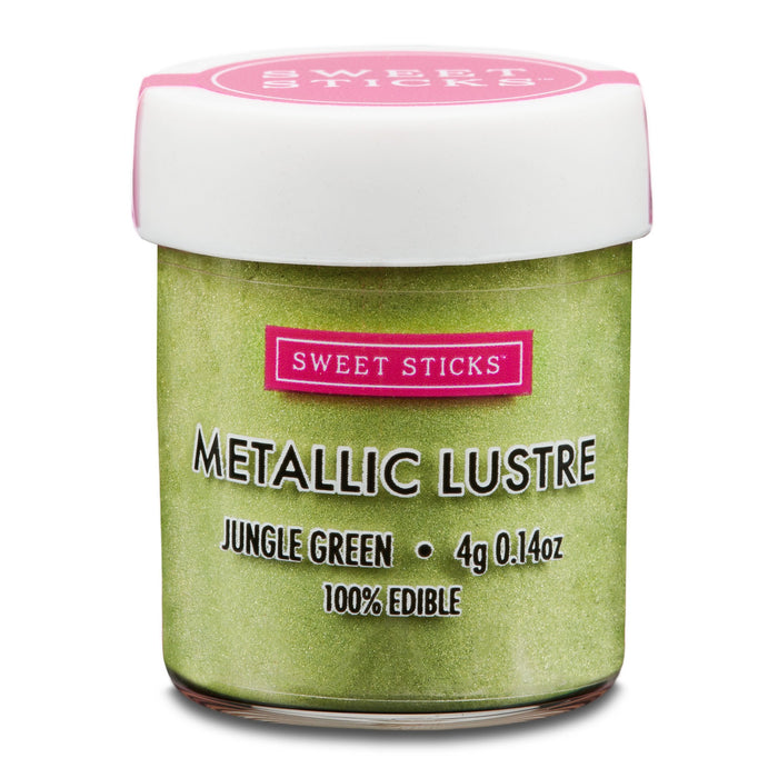Sweet Sticks Metallic Lustre, Decorative Paint, Baking Cakes and Cookies, Jungle Green, Cookie Cutter Store