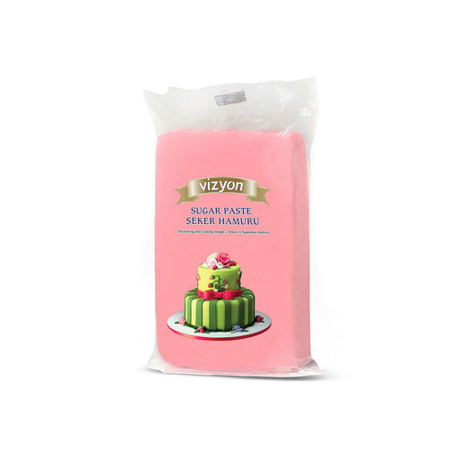 Vizyon Fondant Sugar Paste - Light Pink, Cookie Cutter Store