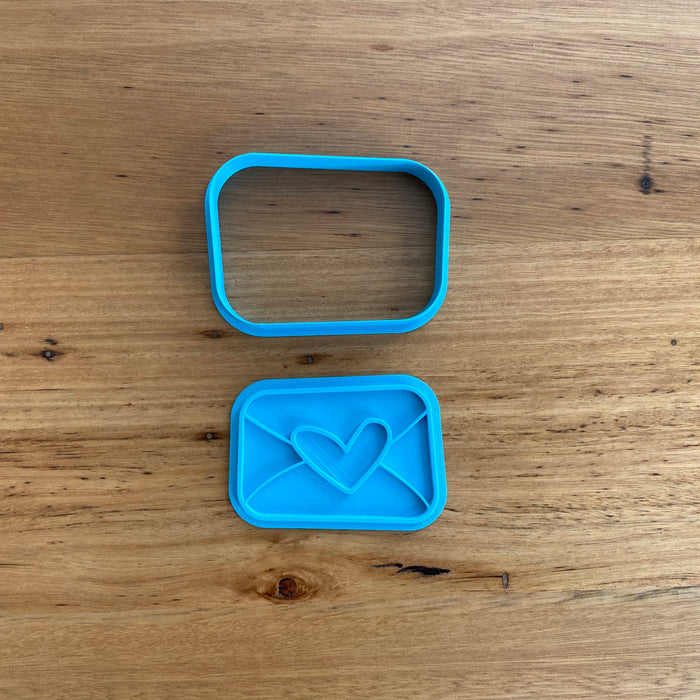 Love Letter Cutter and matching Emboss Stamp, cookie cutter store