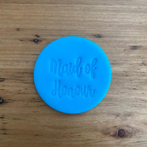 Maid of Honour cookie emboss stamp, cookie cutter store