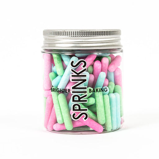 Marble Pastel Rods Sprinkles by Sprinks 65 gram jar, Cookie Cutter Store
