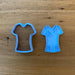 Medical Shirt Cookie Cutter with Optional Stamp measures approx. 76mm tall by 62mm wide  This design comes with the option of the outline cutter, or with a seperate stamp. Perfect when paired with our "Thank you" appreciation emboss stamp which includes a heartbeat.