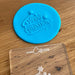 Merry Christmas written amongst stars making a tree shape Cookie Stamp Deboss, Pop Stamp, Raised Effect cookie Stamp, Cookie Cutter Store