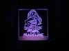 Childs Night Light Moana as Light Sign and Multi Colour LED Light Base, Cookie Cutter Store