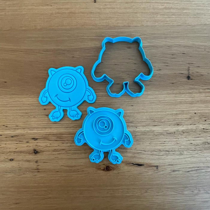 Monster Style 2 cookie cutter and emboss stamp, cookie cutter store