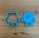 Monster Style 2 cookie cutter and emboss stamp, cookie cutter store