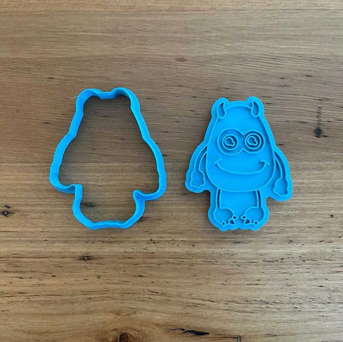 Monster Style 3 cookie cutter and emboss stamp, cookie cutter store