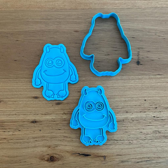 Monster Style 3 cookie cutter and emboss stamp, cookie cutter store