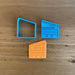 Movie Clapperboard Cookie Cutter & Emboss Stamp