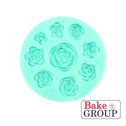 Silicone Mould mixed roses, Cookie Cutter Store