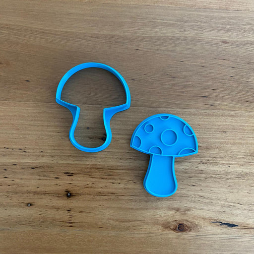 Mushroom Cookie Cutter and Stamp, Cookie Cutter Store