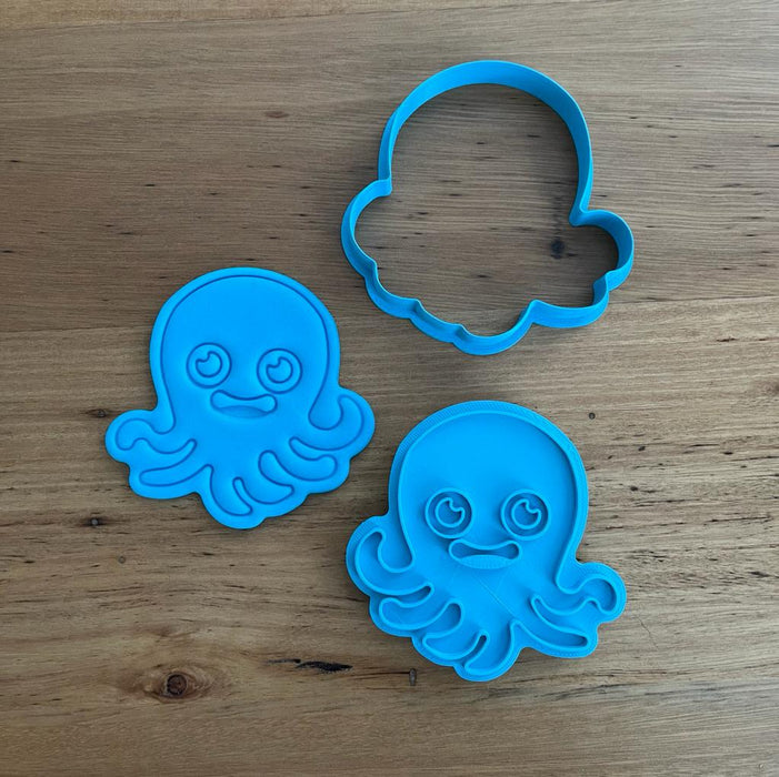 Octopus Cookie Cutter & Stamp, Cookie Cutter Store