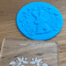 Floral Bunny Silhouette Deboss Raised Stamp, Pop Stamp, deboss stamp and cookie cutter, cookie cutter store