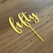 Number 50 in Bright gold, fiftieth cake topper, cookie cutter store