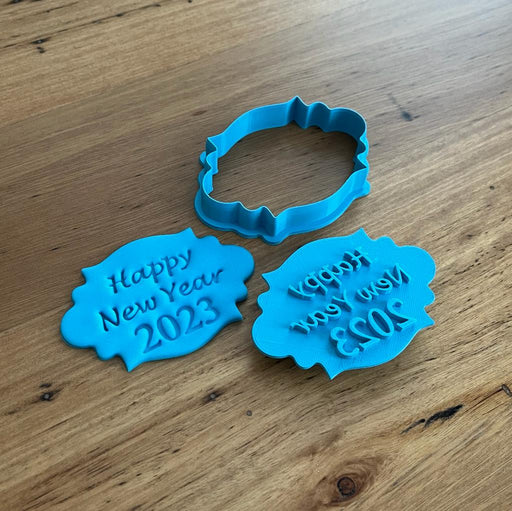 ppy New Year 2023 Cutter and Stamp, Cookie Cutter Store