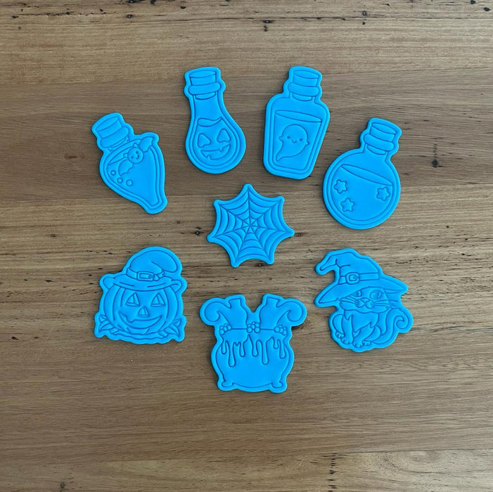Halloween Set Cookie Cutter and Stamp Set, Cookie Cutter Store