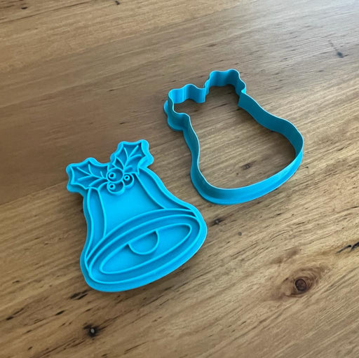 Christmas Bell Cookie Cutter & Stamp, cookie cutter store