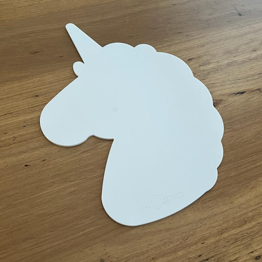 Large Unicorn Head template for large cookies or Cookie Cakes, Cookie Cutter Store