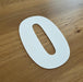Large Size template Number 0, 300mm / 12" tall for large cookies or cookie cakes, Cookie Cutter Store