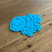cute dolphin with you should dolphinetly be my valentine cookie cutter and stamp, cookie cutter store