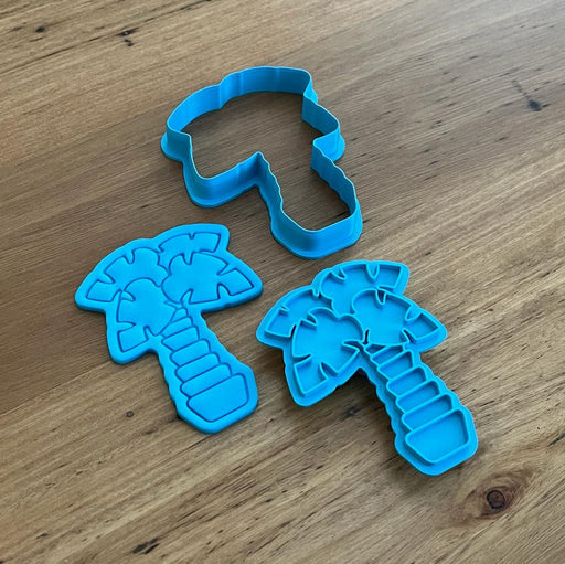 Palm Tree Cookie Cutter and Fondant Stamp, cookie cutter store
