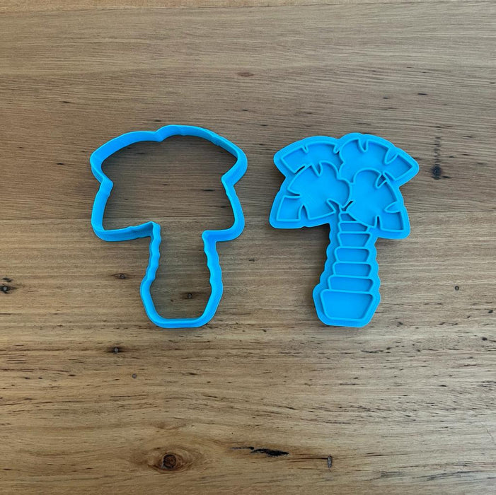 Palm Tree Cookie Cutter and Fondant Stamp, cookie cutter store