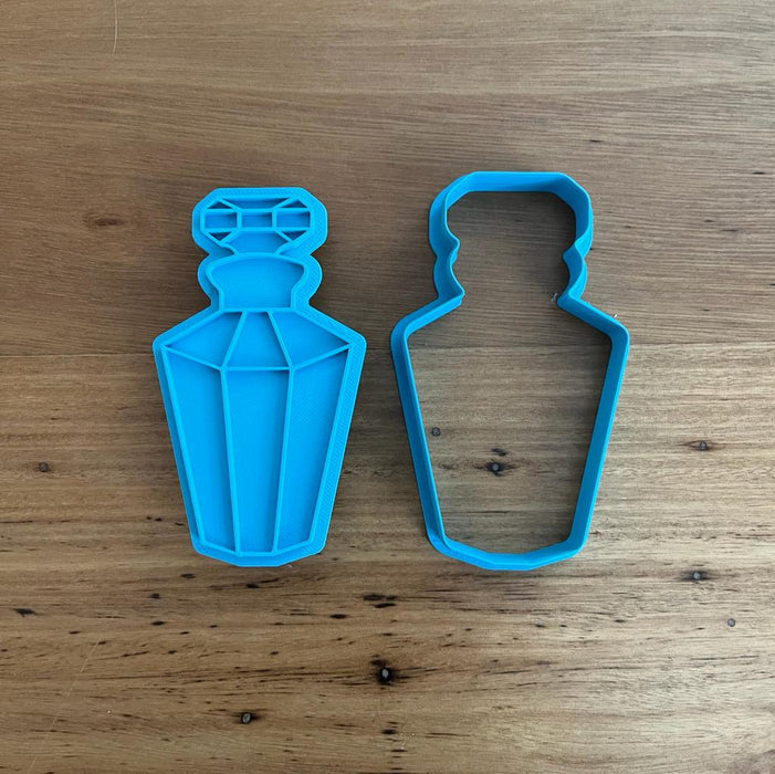 Perfume Bottle Style 1 Cutter & Emboss Stamp, Cookie Cutter Store