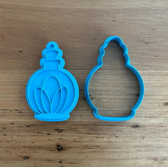 Perfume Bottle Style 2 Cutter & Emboss Stamp, Cookie Cutter Store