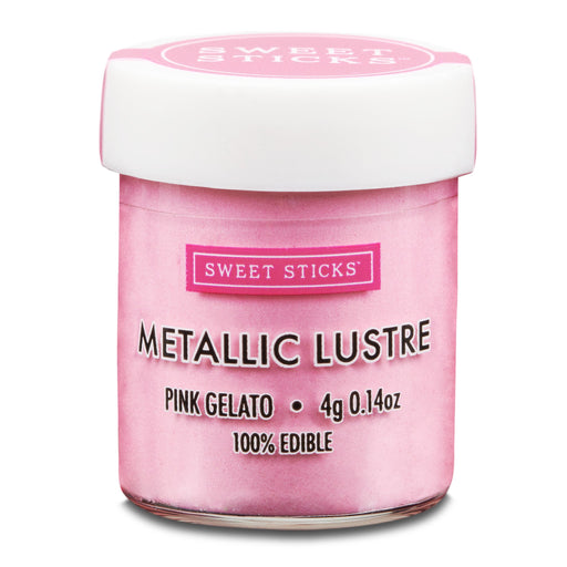 Sweet Sticks Metallic Lustre, Decorative Paint, Baking Cakes and Cookies, Pink Gelato, Cookie Cutter Store