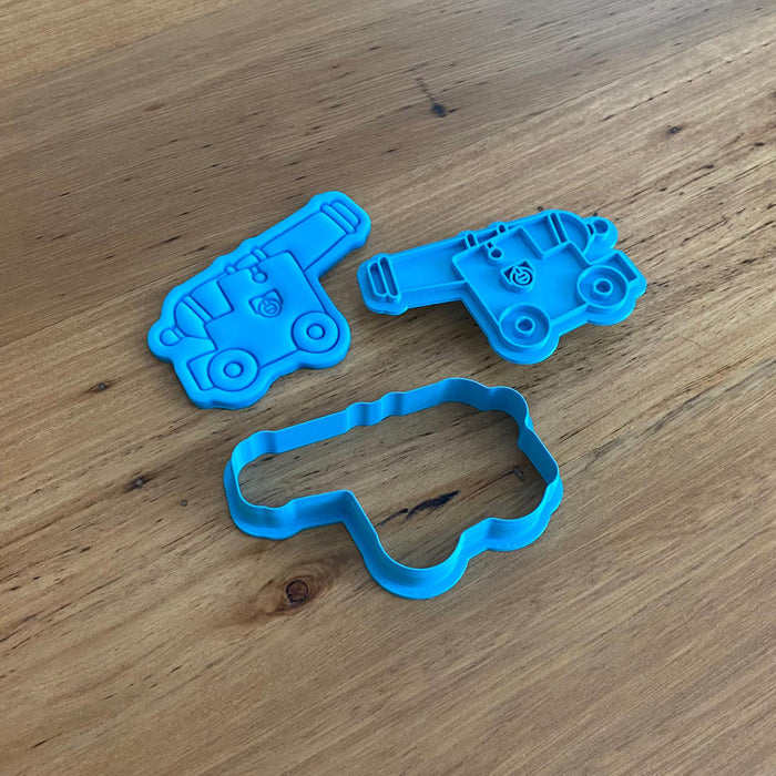 Pirate Cannon Cookie Cutter and Emboss Stamp, cookie cutter store