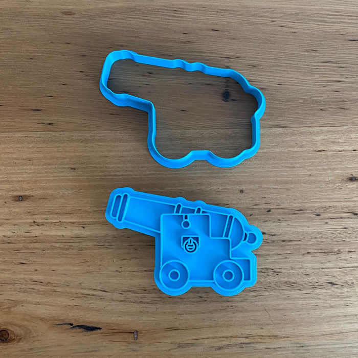 Pirate Cannon Cookie Cutter and Emboss Stamp, cookie cutter store