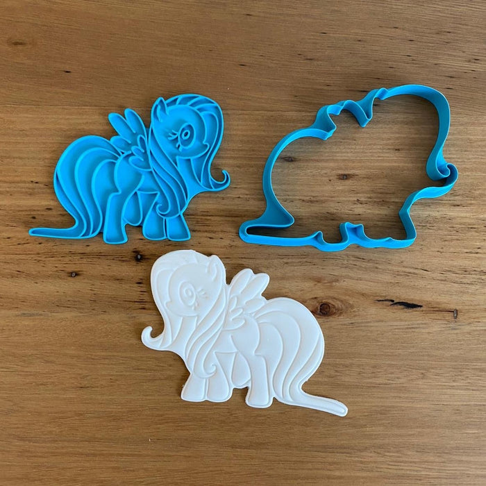 Fluttershy - My Little Pony Cookie Cutter and Stamp Set