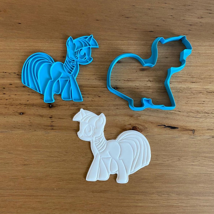 Twilight Sparkle - My Little Pony Cookie Cutter and Stamp Set 