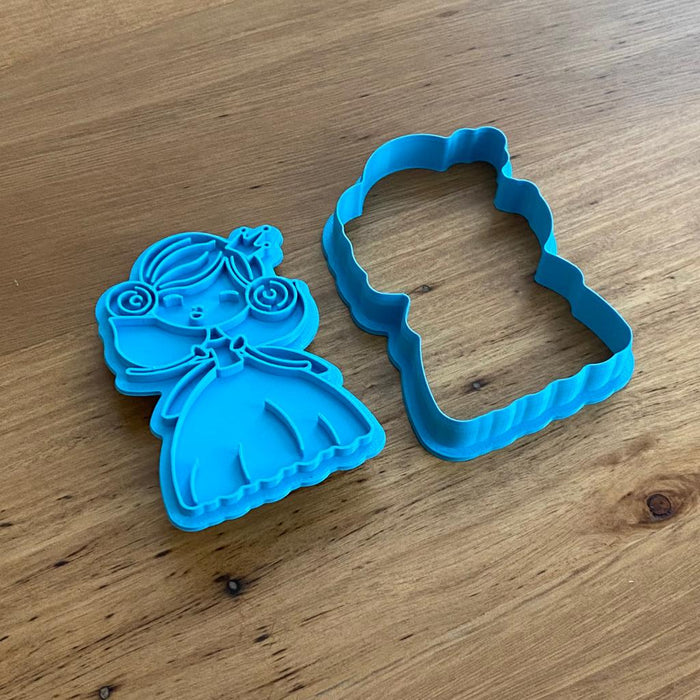 Princess Fairy Cookie Cutter and Emboss Stamp, Cookie Cutter Store