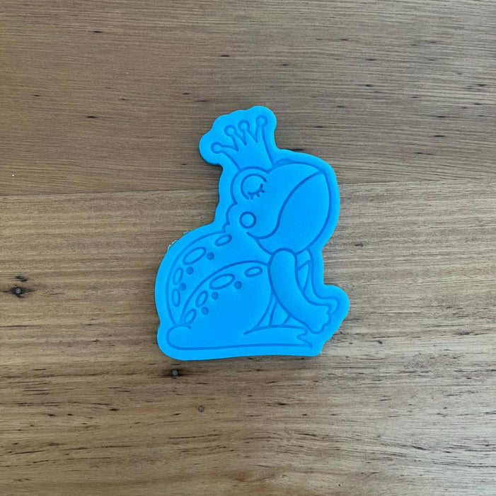 Princess Frog Cookie Cutter and Emboss Stamp, Cookie Cutter Store
