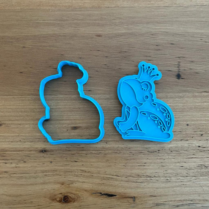 Princess Frog Cookie Cutter and Emboss Stamp, Cookie Cutter Store