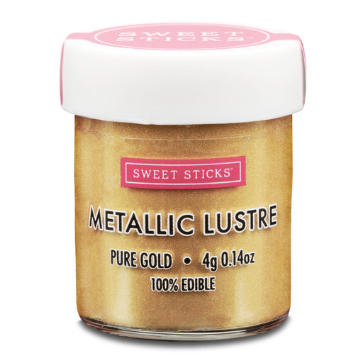 Sweet Sticks Metallic Lustre, Decorative Paint, Baking Cakes and Cookies, Pure Gold, Cookie Cutter Store