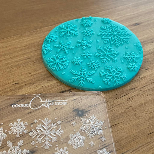 Snowflake Pattern for Christmas Deboss, Pop Stamp, Raised Effect Stamp, Cookie Cutter Store