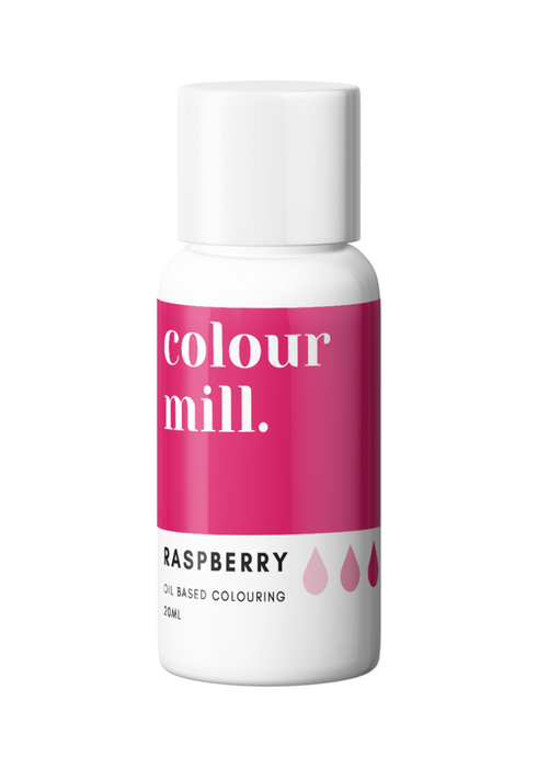 Colour Mill Oil Based Colour for Cookie, Fondant, Royal Icing Colouring, Raspberry Colour, Cookie Cutter Store