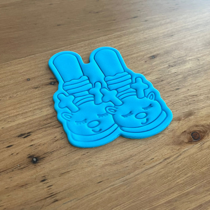 Cute Reindeer Shoes Cookie Cutter & Stamp, Cookie Cutter Store