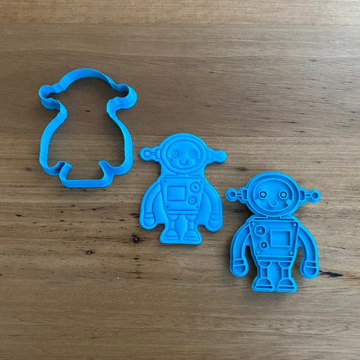 Robot style 3 Cookie Cutter and Emboss Stamp, cookie cutter store
