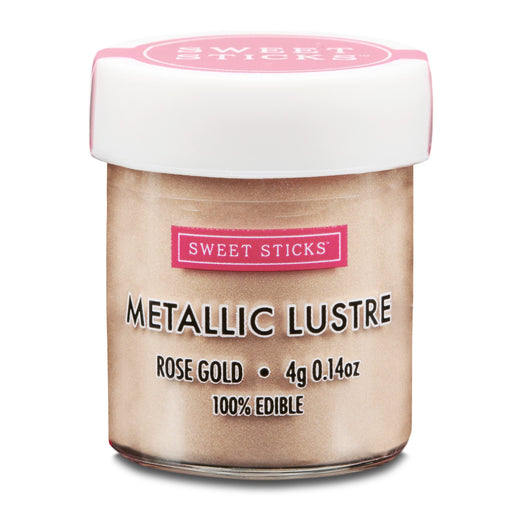 Sweet Sticks Metallic Lustre, Decorative Paint, Baking Cakes and Cookies, Rose Gold, Cookie Cutter Store