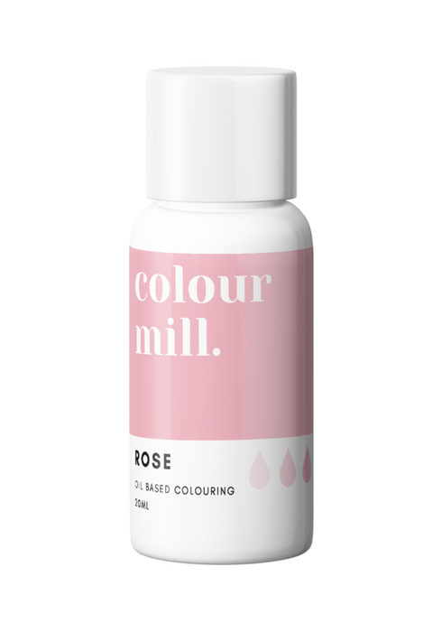 Colour Mill Oil Based Colour for Cookie, Fondant, Royal Icing Colouring, Rose Colour, Cookie Cutter Store