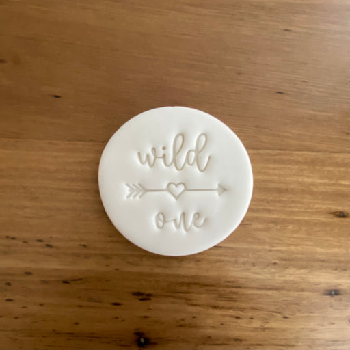 "Wild One" Emboss Stamp, Cookie Cutter Store