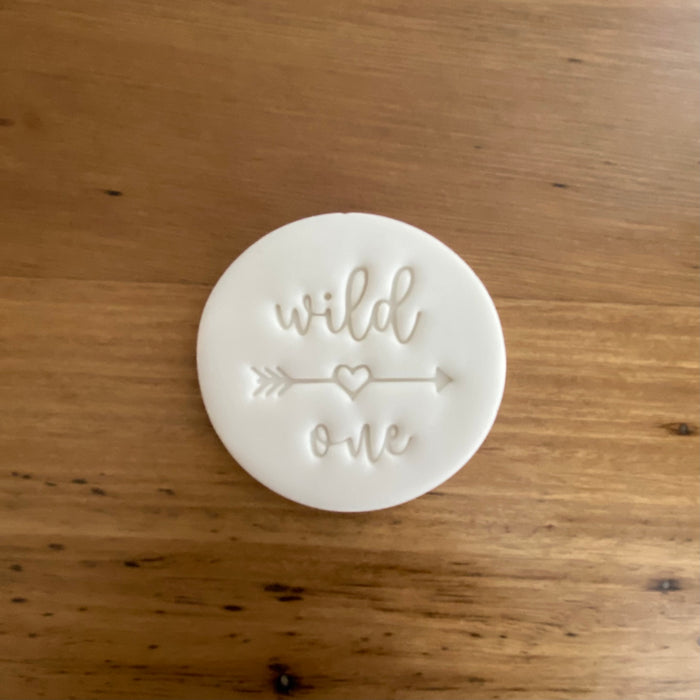 "Wild One" Emboss Stamp, Cookie Cutter Store